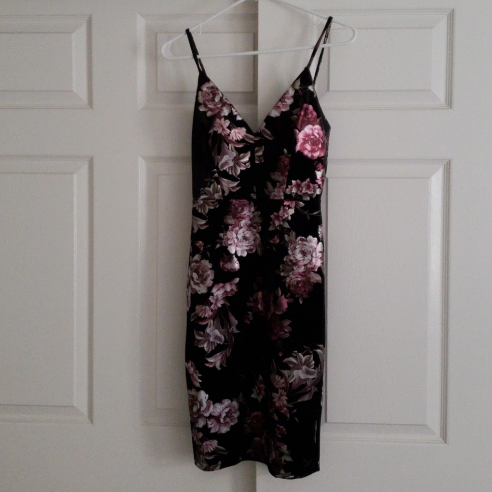 Velvet mini dress